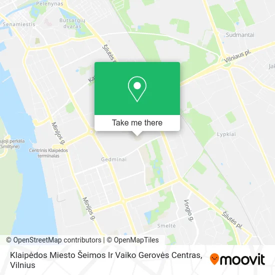 Klaipėdos Miesto Šeimos Ir Vaiko Gerovės Centras map