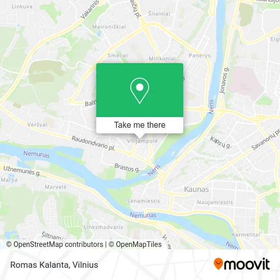 Карта Romas Kalanta