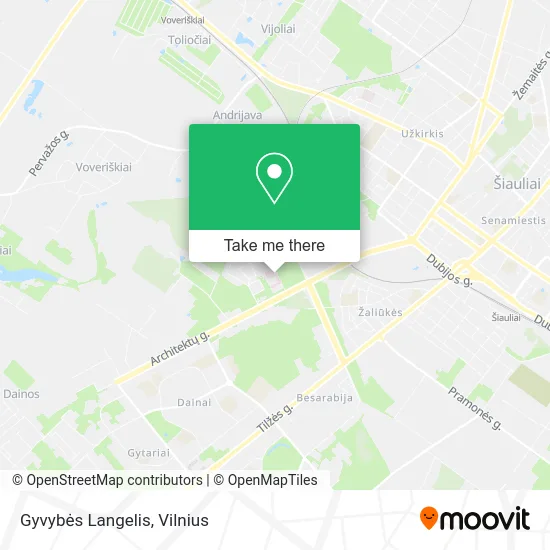 Gyvybės Langelis map