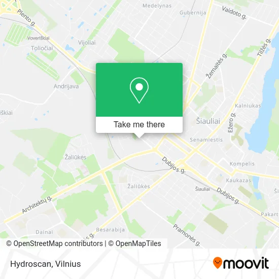 Hydroscan map