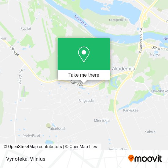 Карта Vynoteka