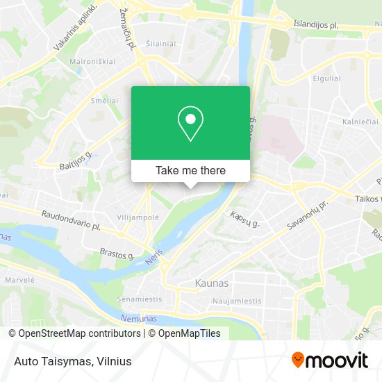 Карта Auto Taisymas