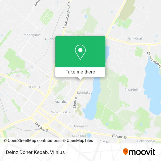 Карта Deinz Doner Kebab