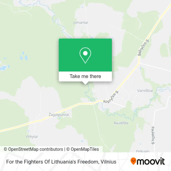 Карта For the Fighters Of Lithuania's Freedom