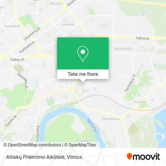 Карта Atliekų Priėmimo Aikštelė