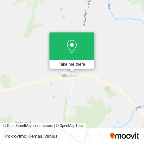 Карта Pakrovimo Kiemas