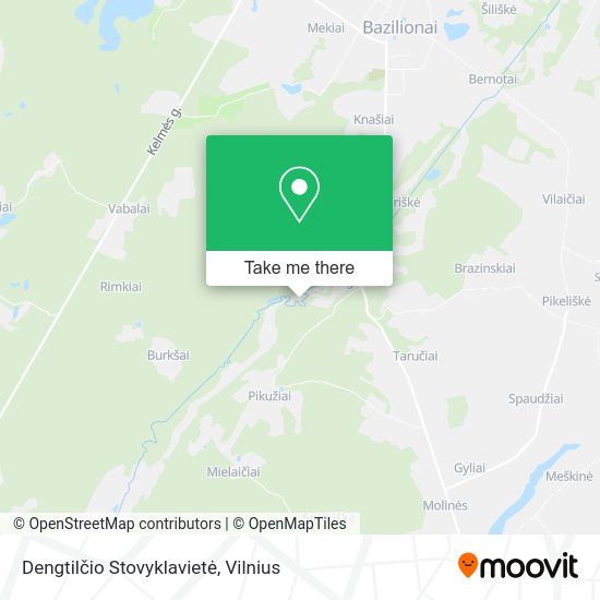 Карта Dengtilčio Stovyklavietė