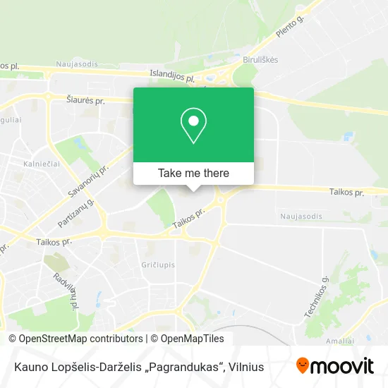 Карта Kauno Lopšelis-Darželis „Pagrandukas“