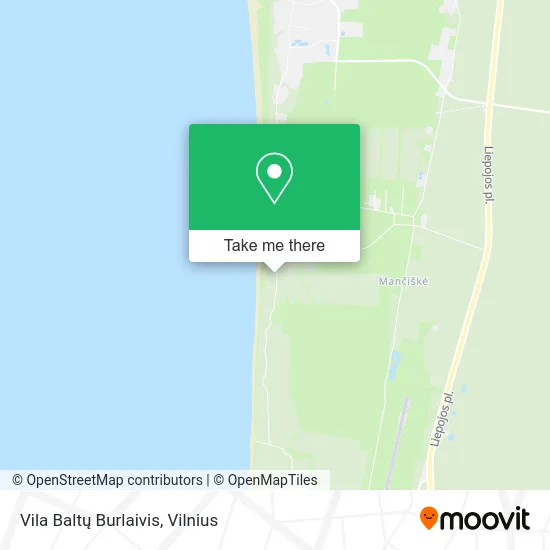 Карта Vila Baltų Burlaivis