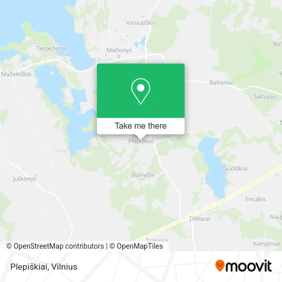 Карта Plepiškiai