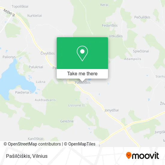 Карта Pašilčiškis