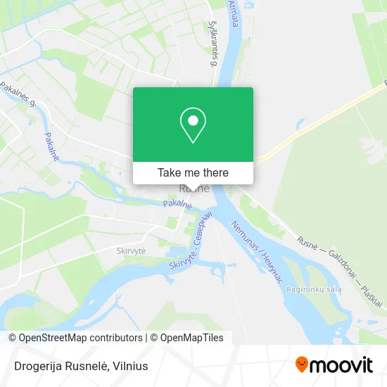 Карта Drogerija Rusnelė