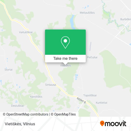 Карта Vietiškės