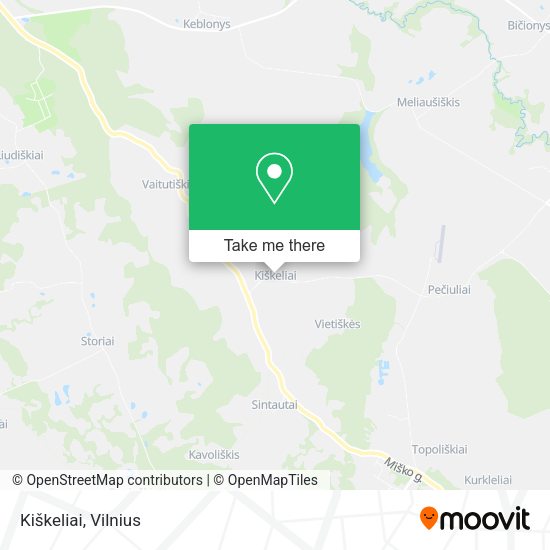 Карта Kiškeliai