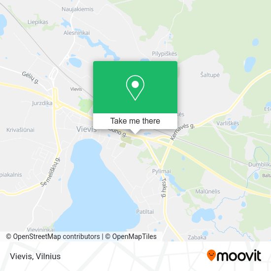 Карта Vievis