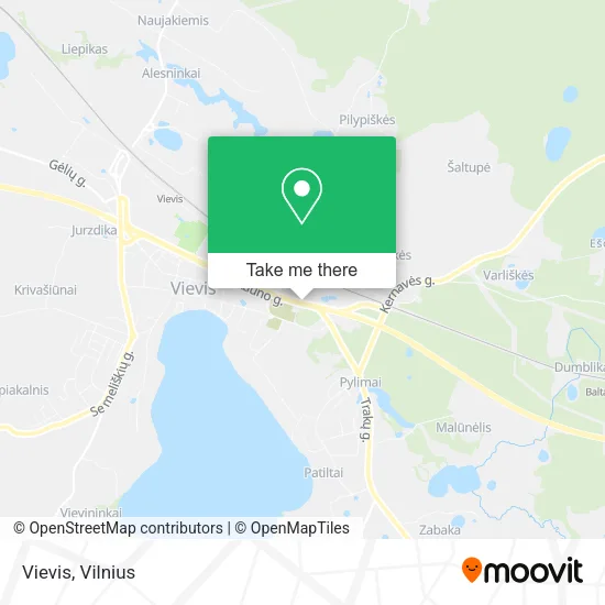 Карта Vievis