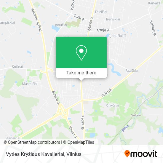 Карта Vyties Kryžiaus Kavalieriai
