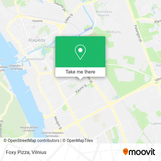 Карта Foxy Pizza