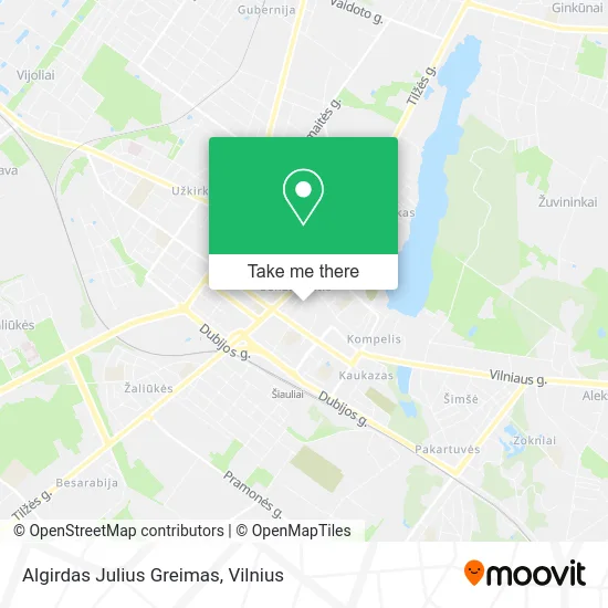 Карта Algirdas Julius Greimas