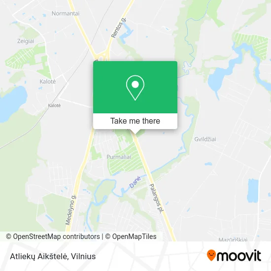 Карта Atliekų Aikštelė