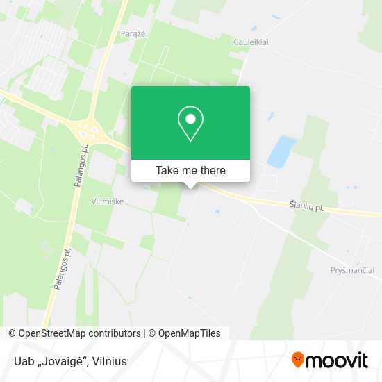 Карта Uab „Jovaigė“