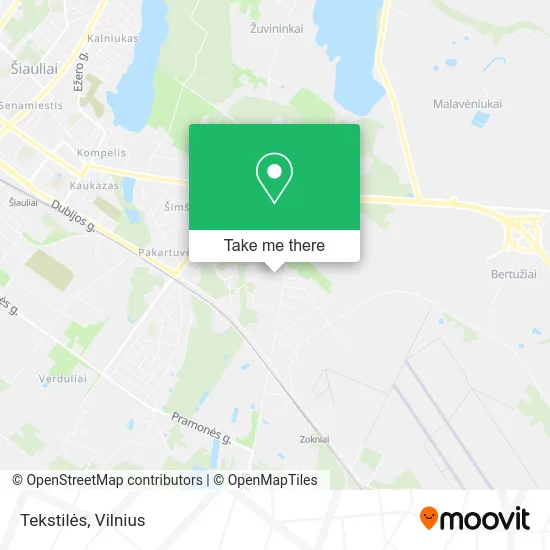 Карта Tekstilės