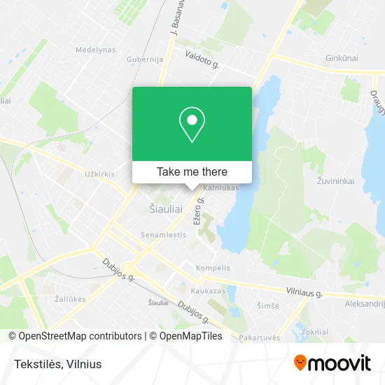 Карта Tekstilės