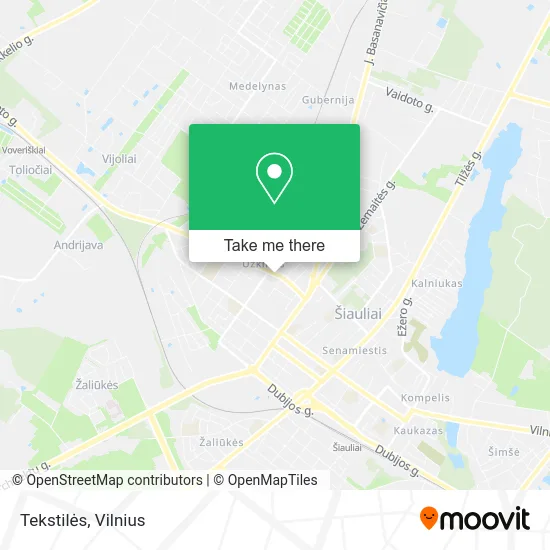 Карта Tekstilės