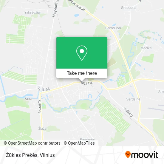 Карта Žūklės Prekės