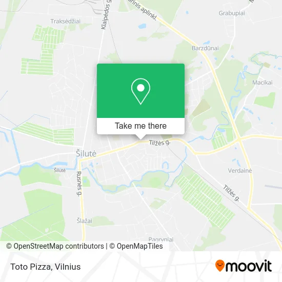 Карта Toto Pizza