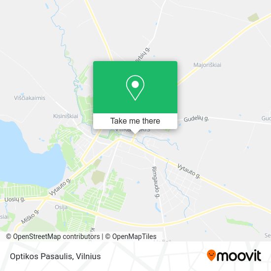 Карта Optikos Pasaulis