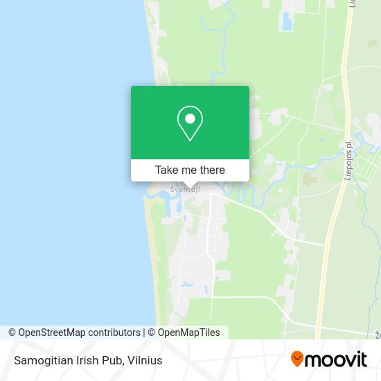 Карта Samogitian Irish Pub