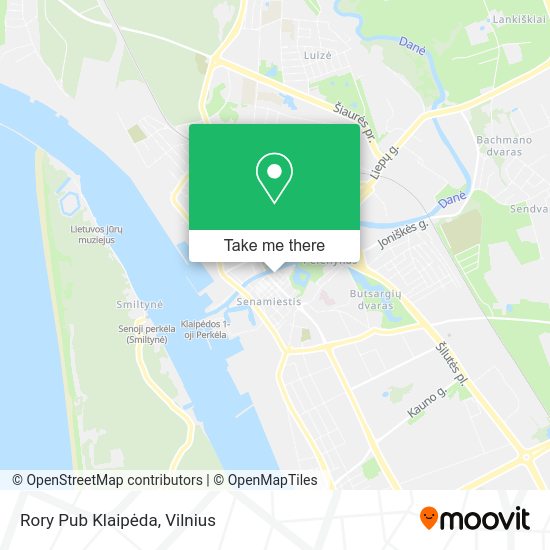 Карта Rory Pub Klaipėda