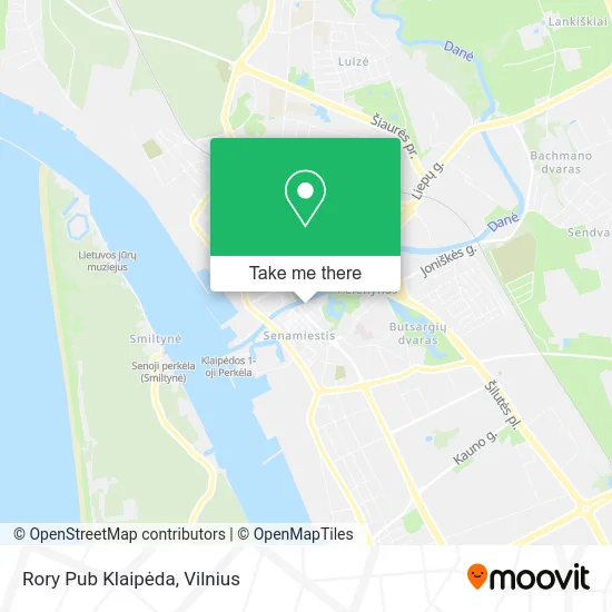 Карта Rory Pub Klaipėda
