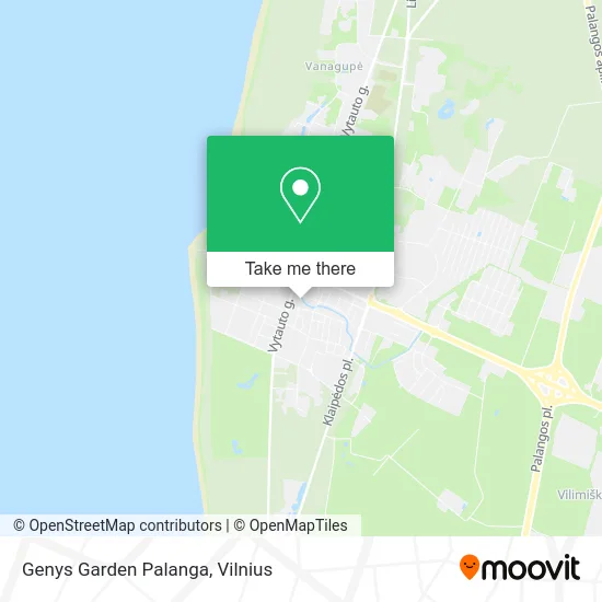 Карта Genys Garden Palanga