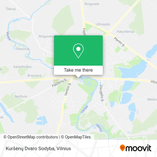 Карта Kuršėnų Dvaro Sodyba
