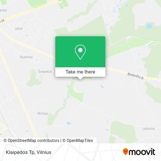 Карта Klaipėdos Tp