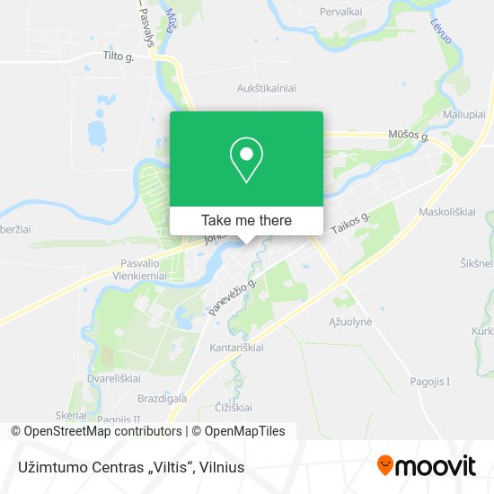 Карта Užimtumo Centras „Viltis“