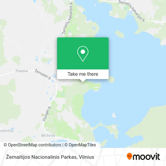 Карта Žemaitijos Nacionalinis Parkas