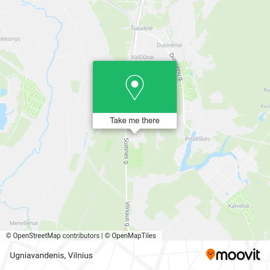 Карта Ugniavandenis