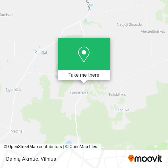Dainių Akmuo map
