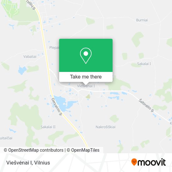 Карта Viešvėnai I