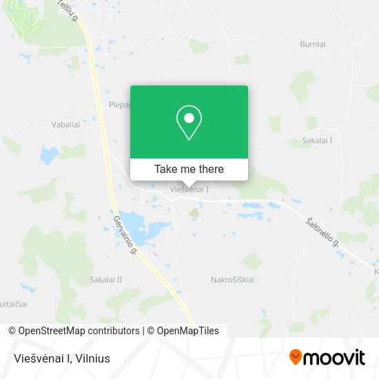 Карта Viešvėnai I