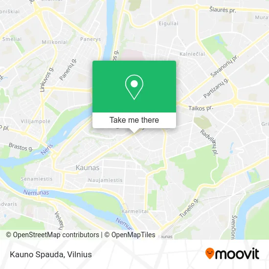 Карта Kauno Spauda