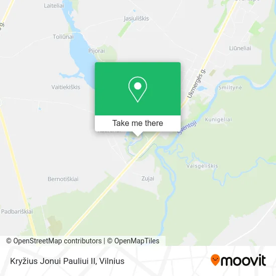 Карта Kryžius Jonui Pauliui II