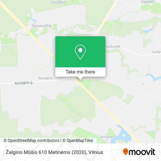 Карта Žalgirio Mūšio 610 Metinėms (2020)