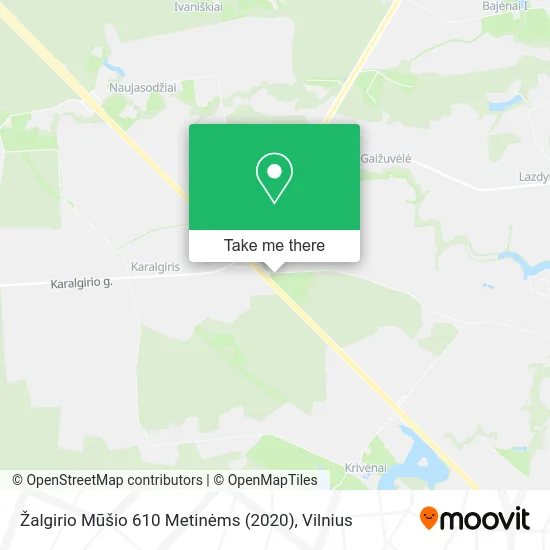 Карта Žalgirio Mūšio 610 Metinėms (2020)