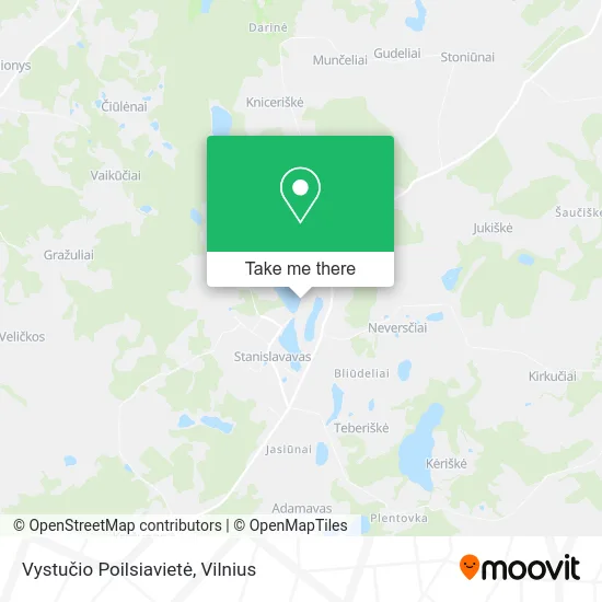 Карта Vystučio Poilsiavietė