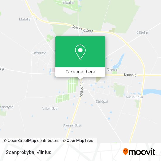 Карта Scanprekyba