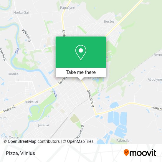 Карта Pizza